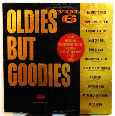 Oldies But Goodies Vol. 6 - 1963 Original Sound Rock & Roll Mono Vinyl LP Record