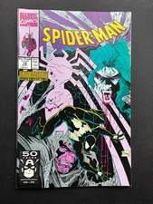 1991 Marvel Comics Spider-Man #14 Todd McFarlane Cover Sub-City Part 2 Morbius