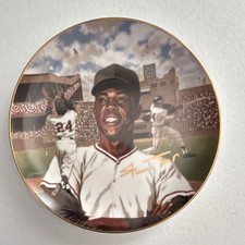 Bradford Exchange Willie Mays Superstars of Baseball Collector Plate