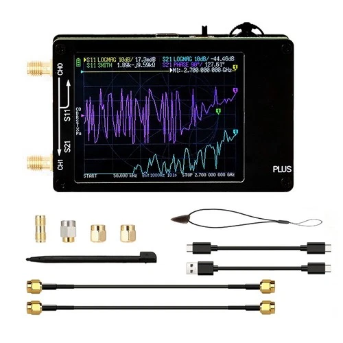 Portable VNA for 50KHz 2 7GHz Measurement of Reflection and Transmission