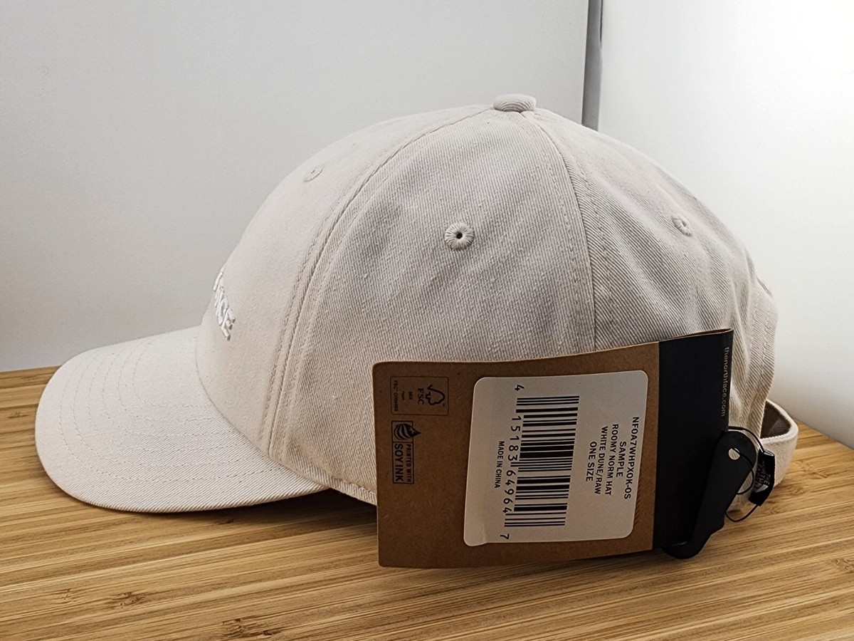 The North Face Hat, White Dune Cap, Roomy Norm, Undyed, Strapback