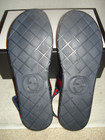 100% AUTHENTIC NEW GUCCI GIRL HERRINGBONE RED & BLUE WEB SANDALS EU 38/US 6 — photo 5