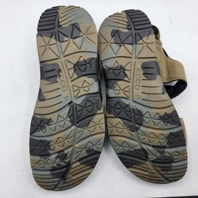 ECCO X-Trinsic Mens Size 10 Olive Green Leather Sport Flat Sandal Camo Soles ECCO X-Trinsic Mens Size 10 Olive Green Leather Sport Flat  main image 2