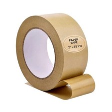 Kraft Paper Tape Self Adhesive,2" X55Yd,Brown Paper Tape, Biodegradable Brown Pa