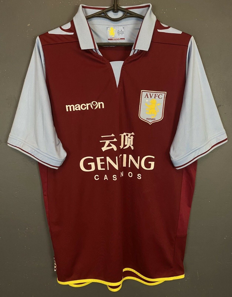 Maillot Aston Villa 2012/2013 - Macron - Taille M - Homme - Très Bon état