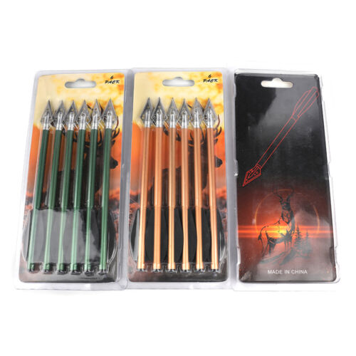 6.3'' Archery Crossbow Bolts Aluminum Arrows Blade Broadhead Hunting Target - Picture 11 of 17