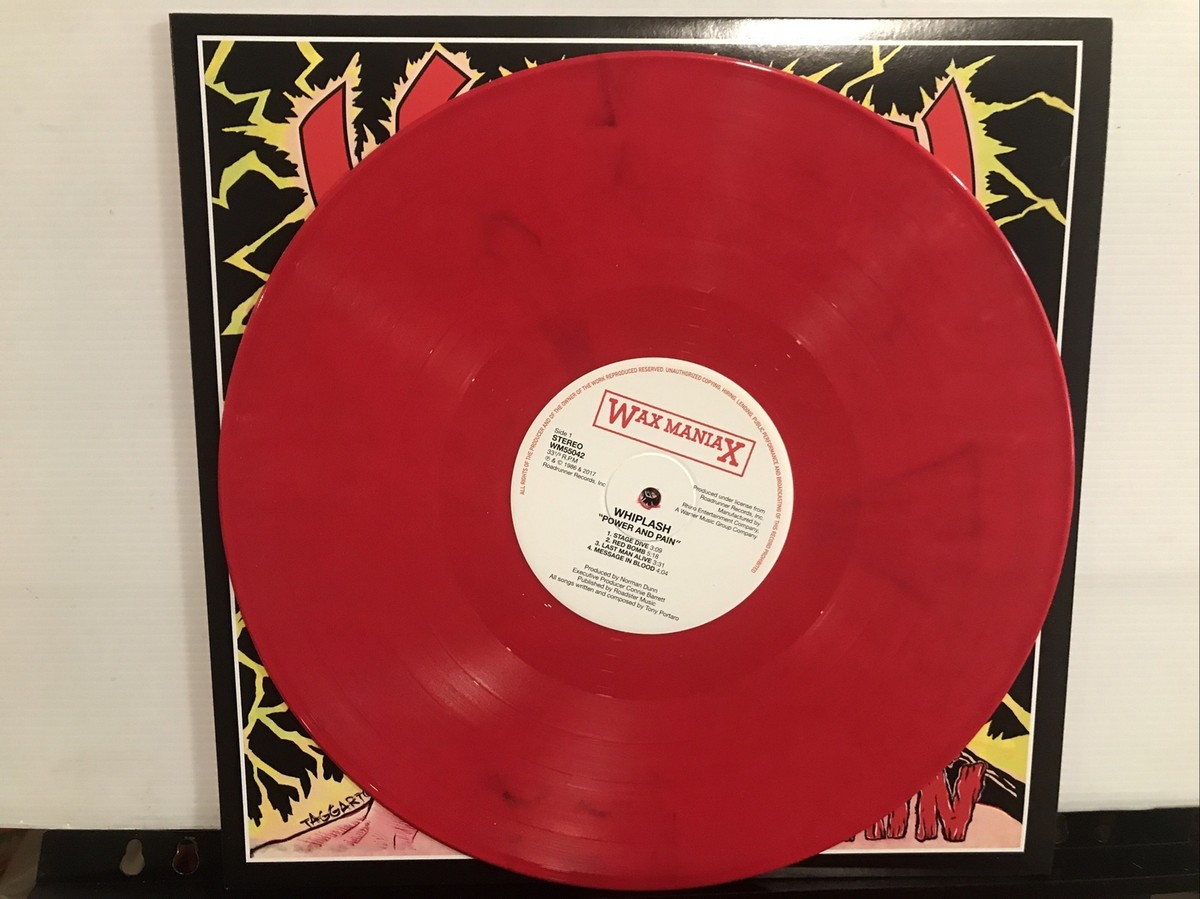 【新品未使用】【Wax Maniax】Whiplash / Power And Whiplash – Power And Pain LP 2018 Wax Maniax – WM55042 NM/NM
