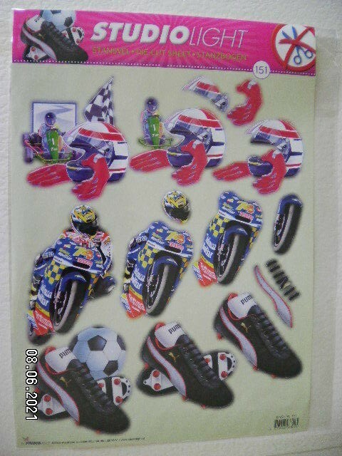 Beautiful Studio Light Die Cut Decoupage Toppers 'EASYSL 151' (149)