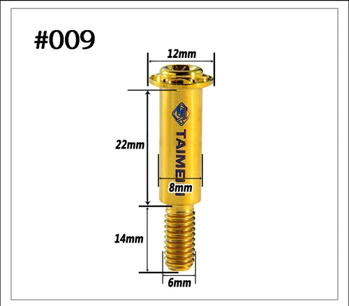 Tornillos de titanio M6 rosca Len 14 mm para bomba hidráulica de empuje de motocicleta Powerhouse - Imagen 14 de 29