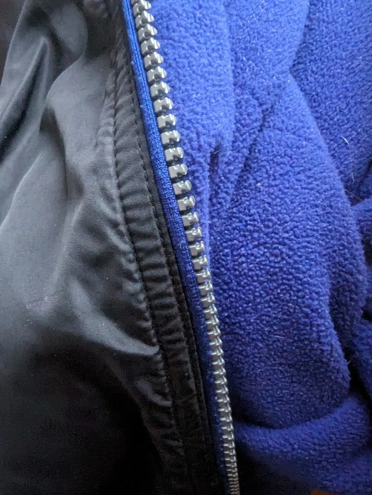 FILA GIACCA SPORTIVA REVERSIBILE retrò pile nero cappotto softshell donna taglia 14