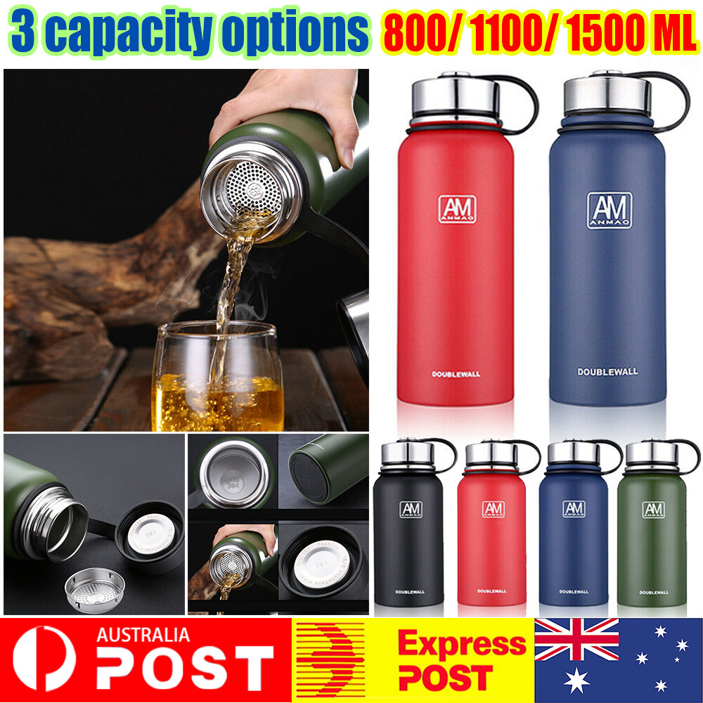 ezisoul ultimate stainless steel double wall vacuum insulated water bottle