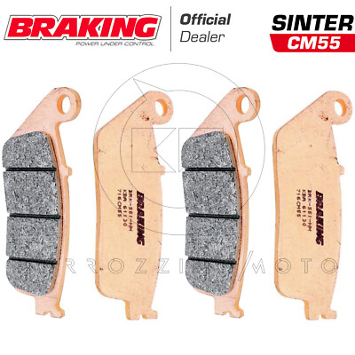 4 BREMSBELÄGE VORNE BRAKING 716CM55 SINTER TRIUMPH TIGER XC 800 2011