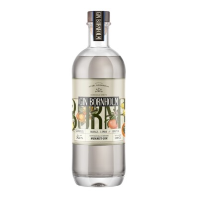 Gin Bornholm Sunset Orange & Zitrone. Aus Dänemark, 0,7 L, 37,5% Vol.
