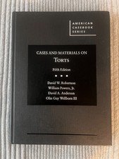 Cases and Materials on Torts 5th Edition - Am...