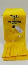 Green Bay Packers Brett Favre Thanks For The Memories Handcrafted Cheese Scarf