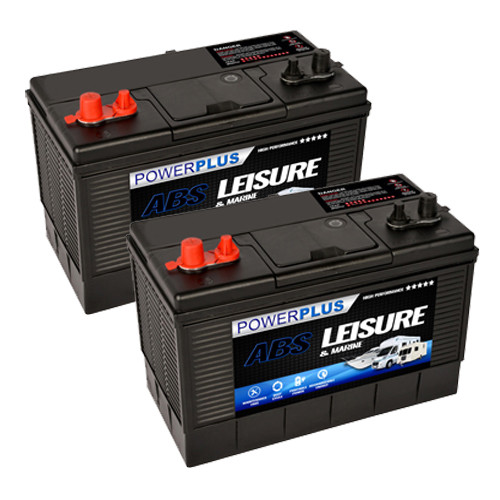 PAIR OF ABS LXD110 Dual Purpose Leisure Batteries 110ah