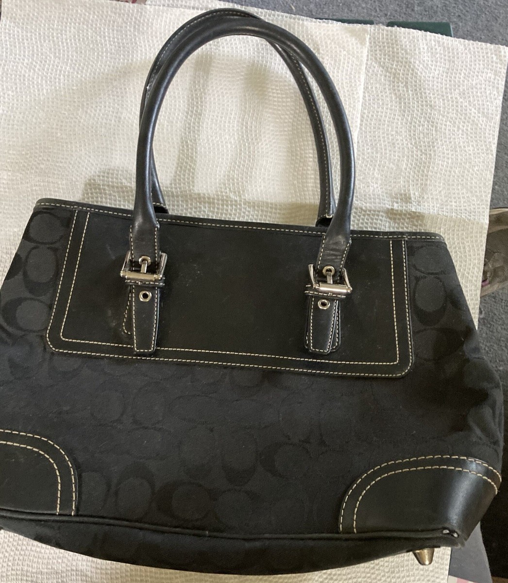 【COACH】F71066 2wayレザービジネスバッグ　 ロゴ刻印　ブラック COACH（コーチ） 国内発送 バッグ メンズ トートバッグ 2WAY レザー