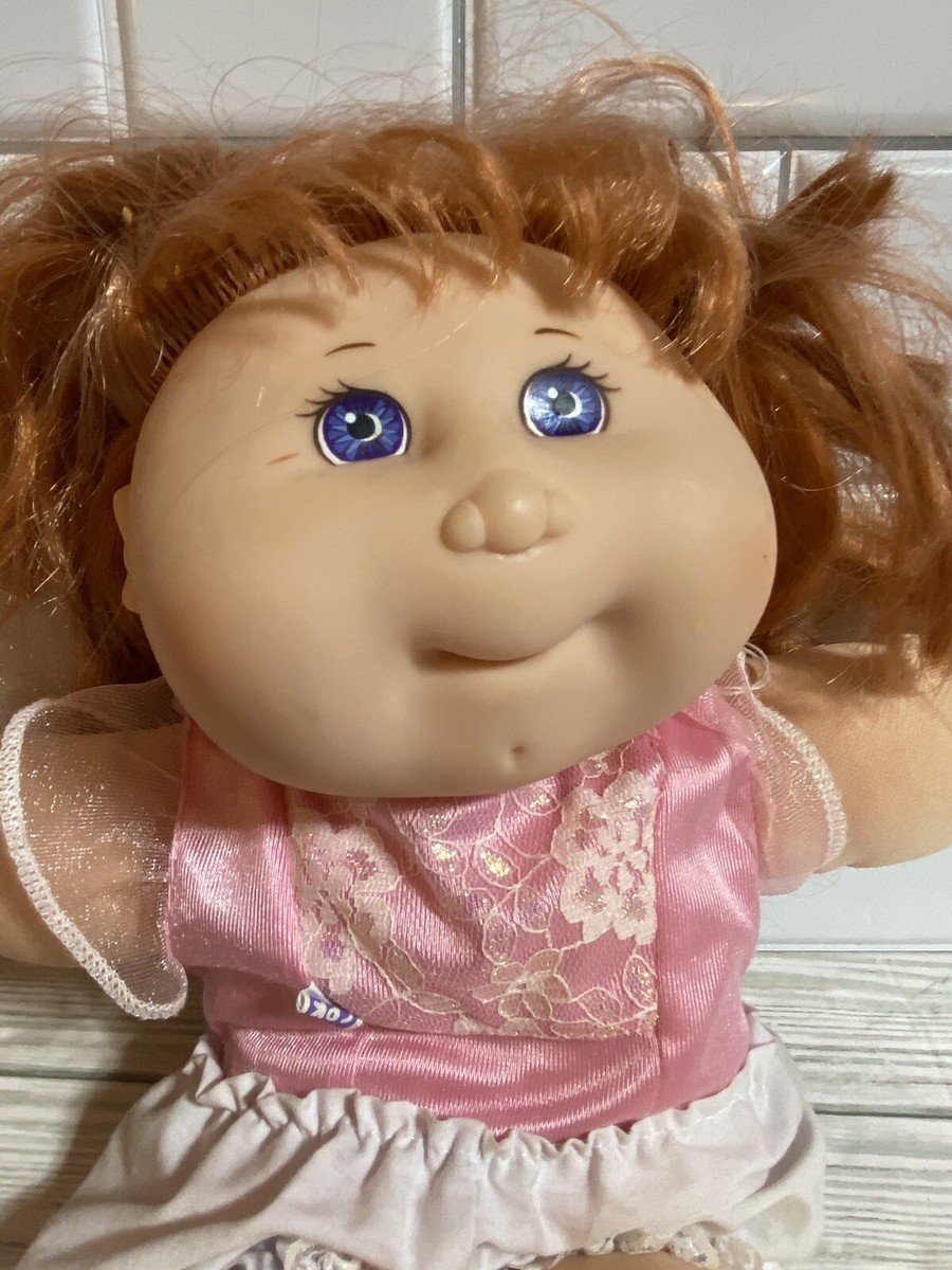 Cabbage Patch Doll Mattel's First Edition Soft Body Hard Face Red
