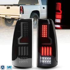 LED Tail Lights for 1999-2006 Chevy Silverado 99-02 GMC Sierra 1500 2500 Smoke