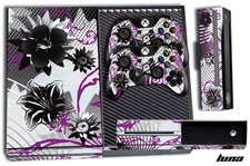 Designer Skin for XBOX ONE 1 Gaming Console +2 Controller Sticker Decals LUNA PR