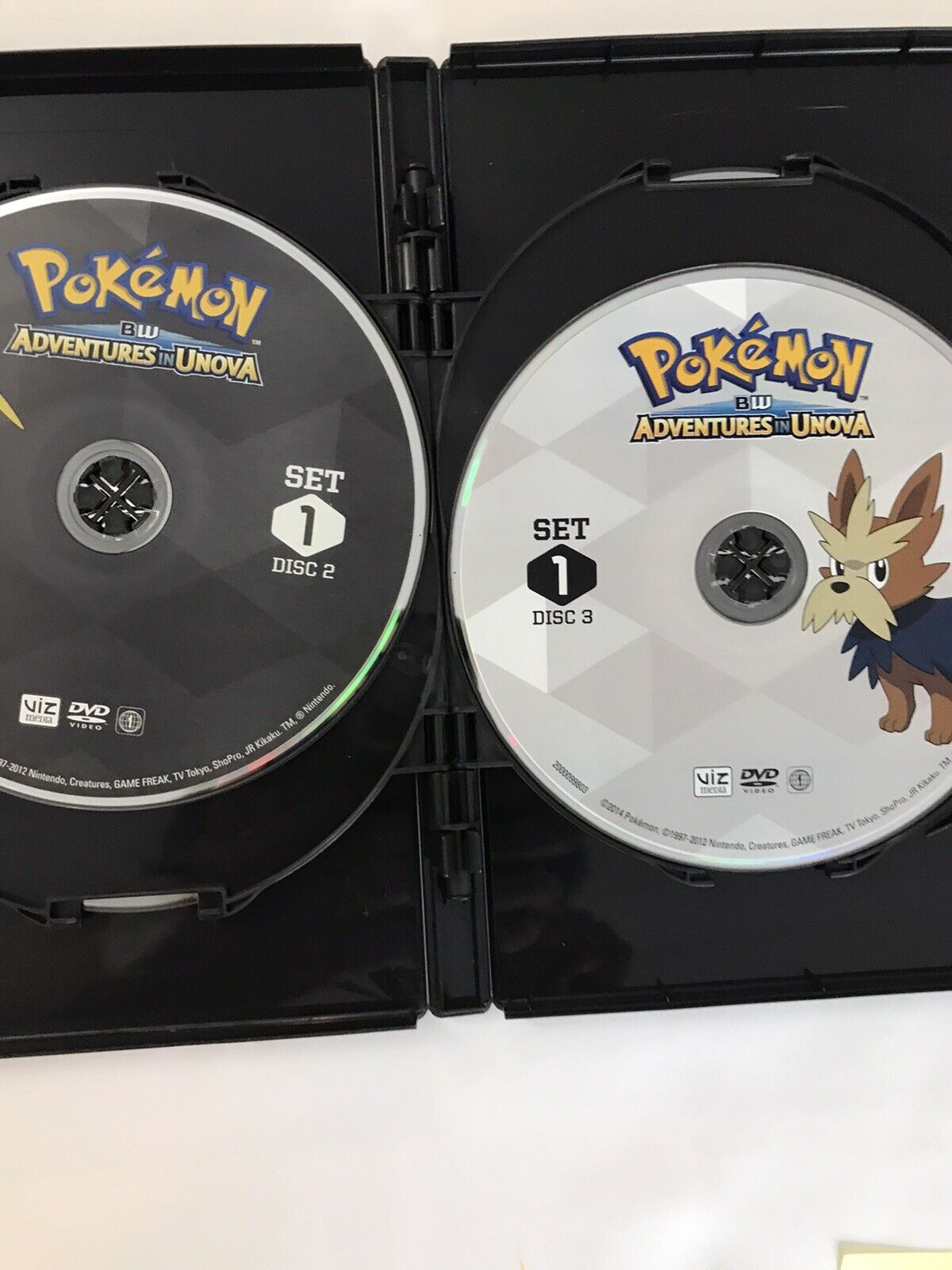 Pokemon Black and White DVD Set 1 (D)