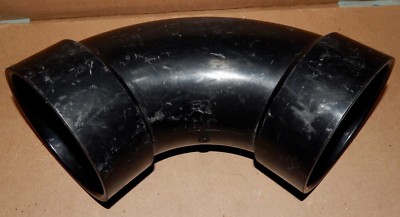 4'' ABS 45 Degree Elbow Glue Black Nibco 5807-LT NSF Construction NOS USA 176N