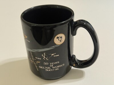 Lockheed 50 Years Skunk Works Success Coffee Mug Cup Vintage Original