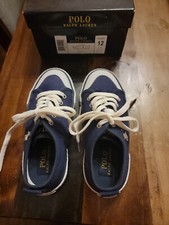 Polo Ralph Lauren Boys Canvas Sneakers - Size 12
