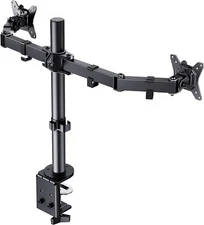 ErGear Dual Monitor Desk Mount Fully Adjustable Dual Monitor Arm for 2 Comput...