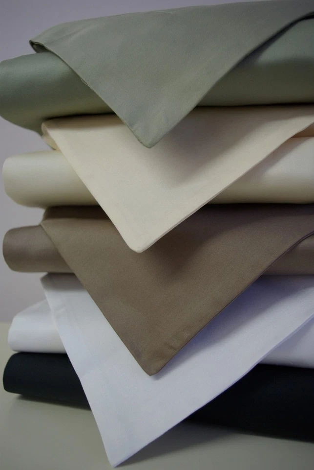 Juego de sábanas o fundas de almohada 100 % sedosas suaves originales de bambú de rayón Foto 2 de 2