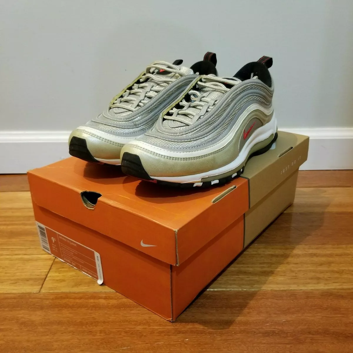 satelliet deadline Correspondentie Nike Air Max 97 Metallic Silver Bullet History of Air HOA Size 9.5  313105-061 | eBay