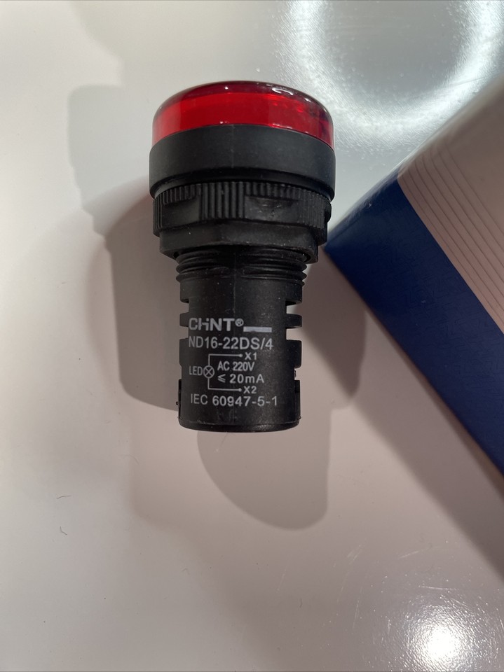 Chint Electric Indicator Light Red ND16-22DS/4 - 10pc box ND1622DS4 | eBay