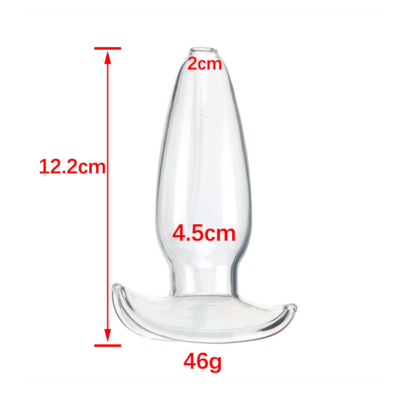 Peep Hole Hollow Speculum Crystal Glass Anal Beads Butt Plugs Dilator Sex  Toys | eBay