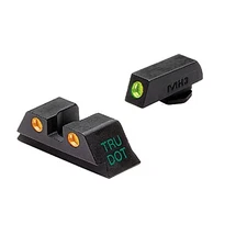 Meprolight Tru-Dot Glock 17/19/22/23/34/35 Night Sights, Green/Orange #102243301