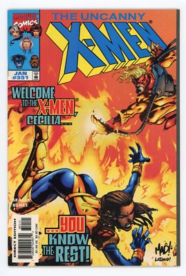 Uncanny X-Men #351 #352 #353 #354 VFNM Consecutive RUN LOT