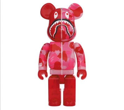 BE@RBRICK BAPE CLEAR ABC CAMO SHARK 100% 400% PINK | eBay BE@RBRICK BAPE CLEAR ABC CAMO SHARK 100% 400% PINK | eBay