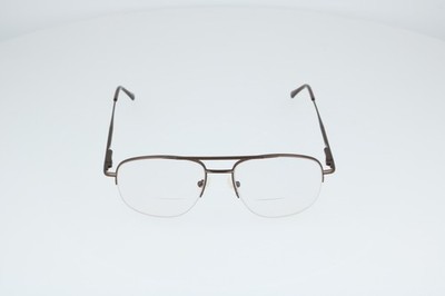 Modern Optical Wilson Brown Aviator Eyeglasses Frames 57-18-150