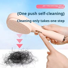 Portable Self-Cleaning Hair Brush Anti-Static Scalp Massage Comb Magic