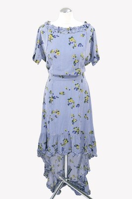 Baum und Pferdgarten Damen Kleid Gr. 38 Blau NEU Viskose Maxikleid Dress