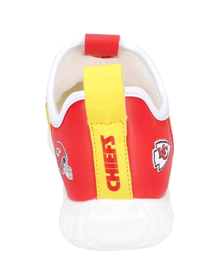 Zapatos iluminados de caña baja para jóvenes Kansas City Chiefs talla 4  Foto 2 de 4