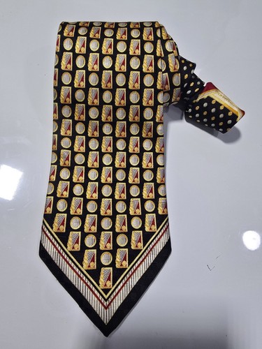 🔥🔥🔥VITALIANO PANCALDI STUNNING, RARE ITALIAN X-LONG(62"),SILK NECKTIE, NWOT - Picture 12 of 13