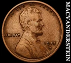 1915-S Lincoln Wheat Cent- Semi Key Better Date No Reserve #J4066