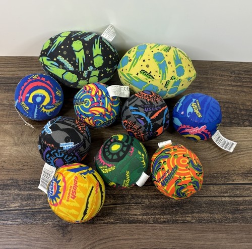 Splash Bombs Lot of Pool Balls Reusable Water Balloons Fun Pool Summer Neon