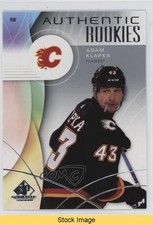 2024-25 Upper Deck SP Game Used Authentic Rookies Adam Klapka #204 READ 5ya