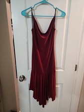 Vintage Forever 21 Womens Junior Size S Small Dress Formal Maroon Sparkle 