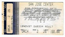 Yes the band 12/14/97 San Jose Center Rare Ticket Stub