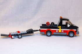 LEGO CITY: Racing Bike Transporter (60084) - 100% Complete