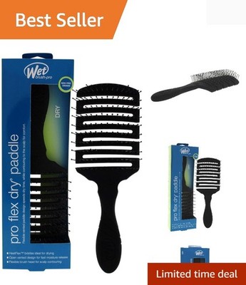 Pro Flex Dry Paddle Brush - Black 1 Pc
