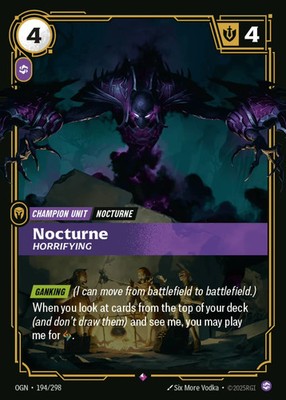 Riftbound: League of Legends - Nocturne - Terrifiant - MINT/NMINT - FR - FOIL