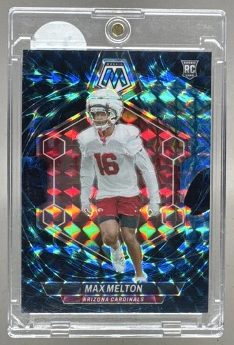 Max Melton 2024 Panini Mosaic #343 Genesis Prizm Rookie RC